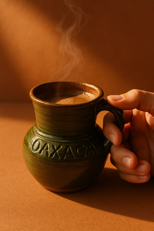 Taza de Barro Artesanal para Chocolate - Supremo Oaxaca
