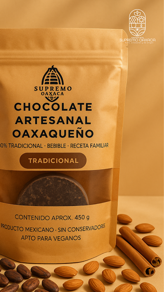 Chocolate Oaxaqueño Tradicional – Supremo Oaxaca (450g)